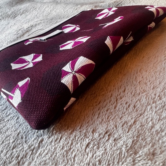 GUCCI Clutch Bag Canvas Umbrella Parasol Pattern Pouch Italy Authentic - Picture 7 of 13